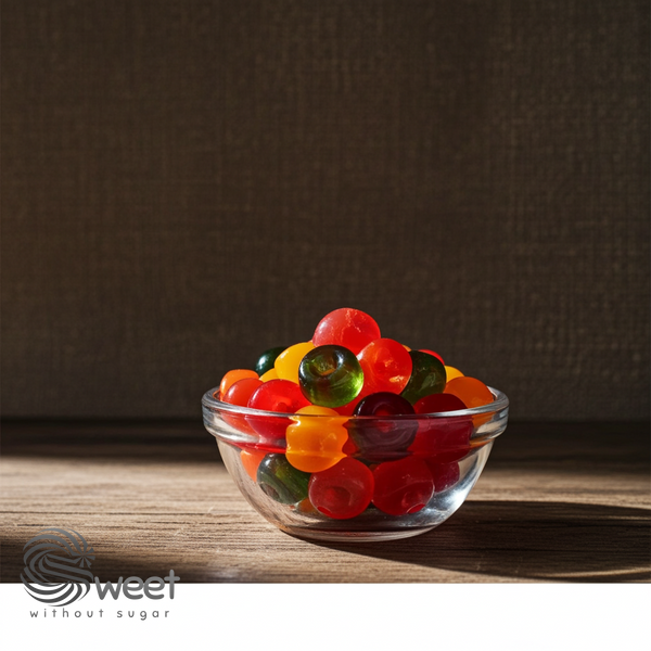 Мармелад желейний "Jelly Donuts" МультиМікс. Вага 70г. З підсолоджувачами. Жувальні цукерки без цукру. JD70MLT фото