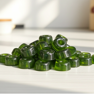Мармелад желейний "Jelly Donuts" Тропічна спокуса. Вага 0,5 кг. З підсолоджувачами. Жувальні цукерки без цукру, низькокалорійні, без глютену JD05TR фото